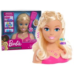 Leļļu galva frizūru veidošanai - Barbie Styling Head (augstums 18 cm) - Just Play cena un informācija | Barbie Rotaļlietas, bērnu preces | 220.lv