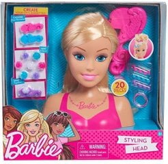 Leļļu galva frizūru veidošanai - Barbie Styling Head (augstums 18 cm) - Just Play cena un informācija | Barbie Rotaļlietas, bērnu preces | 220.lv
