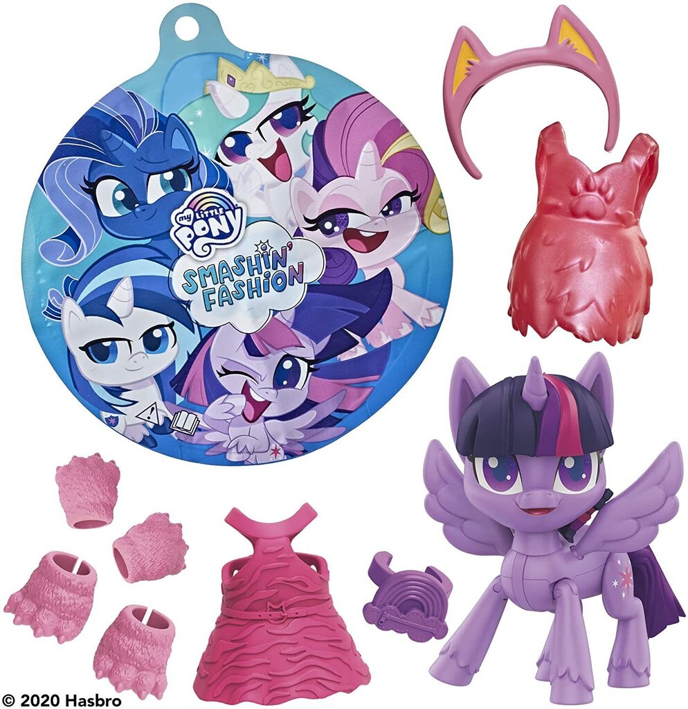 Lelle My Little Pony - Smashion Fashion - Twilling Sparkle - 9 pcs. (10 cm) цена и информация | Rotaļlietas meitenēm | 220.lv