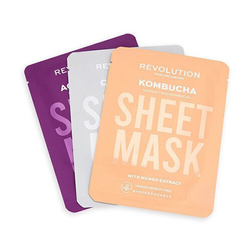 Loksnes sejas maska kombinētai ādai Biodegradable Combination Skin Sheet Mask cena un informācija | Sejas maskas, acu maskas | 220.lv