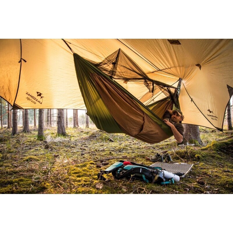 Tents Amazonas Adventure Wing, brūns cena un informācija | Šūpuļtīkli | 220.lv