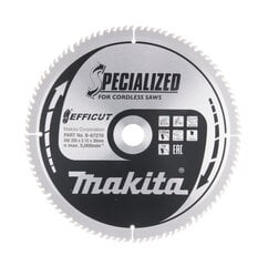 Пильный диск B-67278 TCT EFFICUT 305X2,15X30 мм 10° T100 Makita цена и информация | Механические инструменты | 220.lv