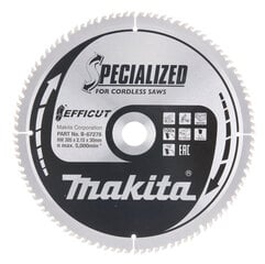 Пильный диск B-67278 TCT EFFICUT 305X2,15X30 мм 10° T100 Makita цена и информация | Механические инструменты | 220.lv