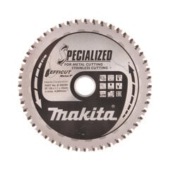 Пильный диск B-69294 TCT EFFICUT METAL 150X1.1X20 мм 0° T48 Makita цена и информация | Механические инструменты | 220.lv