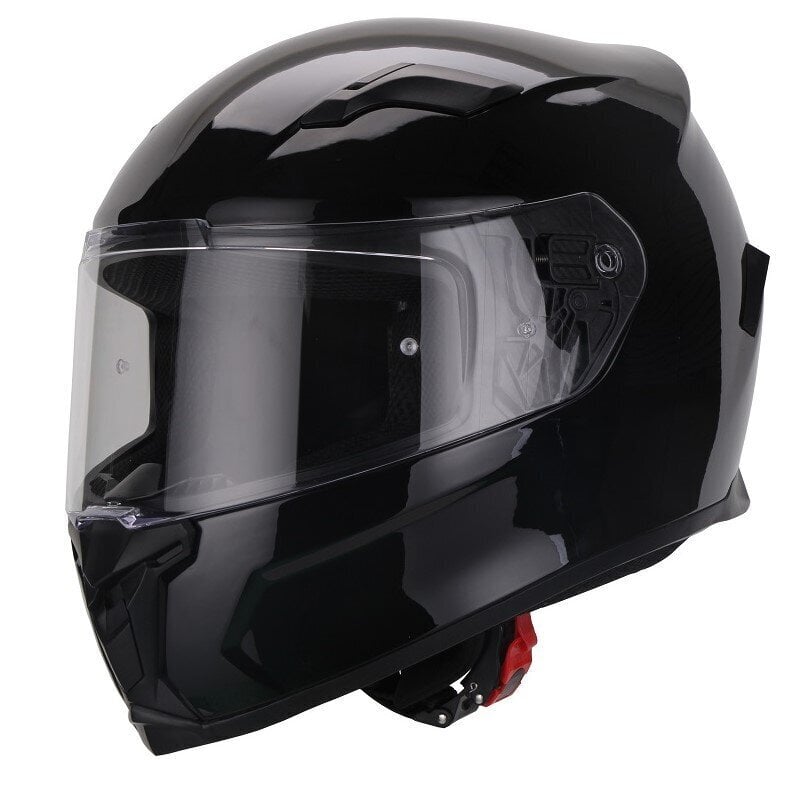 Moto ķivere VITO Helmets, modelis DUOMO, spīdīga melna + bezmaksas dāvana cena un informācija | Moto ķiveres | 220.lv