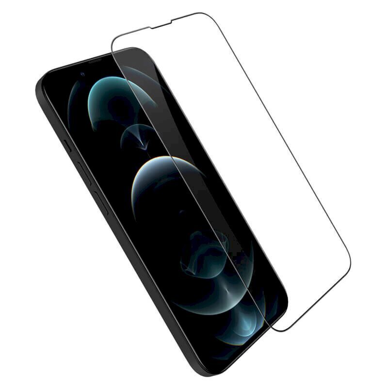 Aizsargājošs stikls Nillkin CP+PRO Ultra Thin Full Coverage Tempered Glass with Frame 0,2 mm 9H, piemērots iPhone 13 mini cena un informācija | Ekrāna aizsargstikli | 220.lv