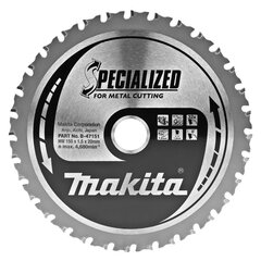 B-47151 T.C.T. Zāģripa SPECIALIZED 150X1.5X20mm 0° T32 Makita цена и информация | Механические инструменты | 220.lv