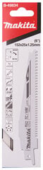 Универсальный нож Макита B-49834 TC / HM 152x1,25 мм, (6-8tpi), 1шт.  цена и информация | Механические инструменты | 220.lv