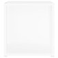 Sānu galds vidaXL, balts, 33x33x34,5 cm цена и информация | Žurnālgaldiņi | 220.lv