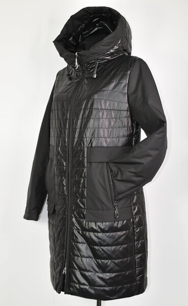 Куртка женская Leticia больших размеров,черная