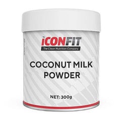 Iconfit Coconut Milk Powder Kokosriekstu piena pulveris 300 grami cena un informācija | Funkcionālā pārtika | 220.lv