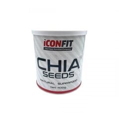 Iconfit Chia Seeds Čia sēklas 400 grami cena un informācija | Rieksti, sēklas, žāvēti augļi | 220.lv