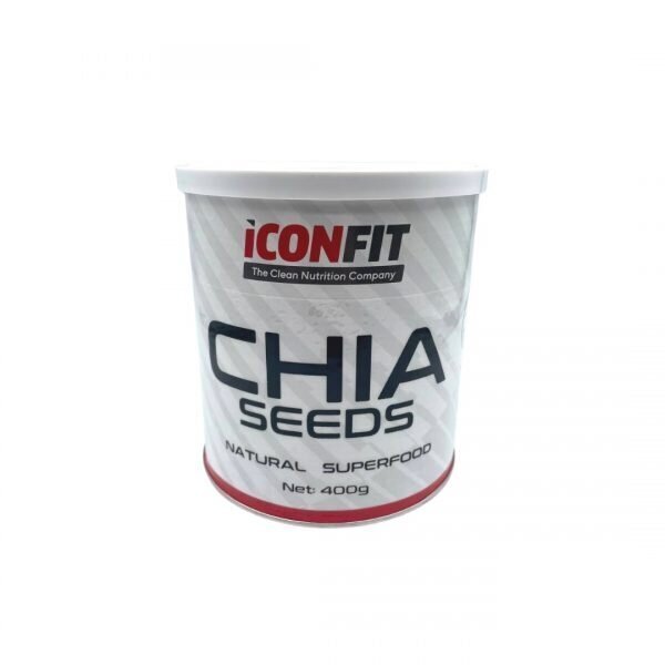 Iconfit Chia Seeds Čia sēklas 400 grami цена и информация | Rieksti, sēklas, žāvēti augļi | 220.lv