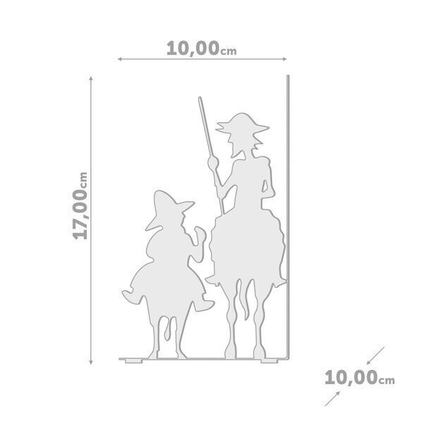 Grāmatu turētājs Don Quixote 10x17 cm cena un informācija | Interjera priekšmeti | 220.lv