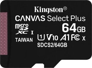Kingston SDCS2/64GB cena un informācija | Atmiņas kartes fotokamerām | 220.lv