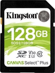 Kingston SDS2/128GB цена и информация | Карты памяти для фотоаппаратов | 220.lv