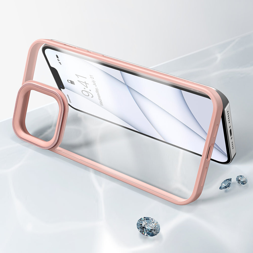 Baseus telefona vāciņš iPhone 13 Pro, rozā цена и информация | Telefonu vāciņi, maciņi | 220.lv