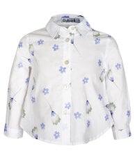 Белая блузка в мелкий цветочек для девочек Gulliver цена и информация | Рубашки для девочек | 220.lv