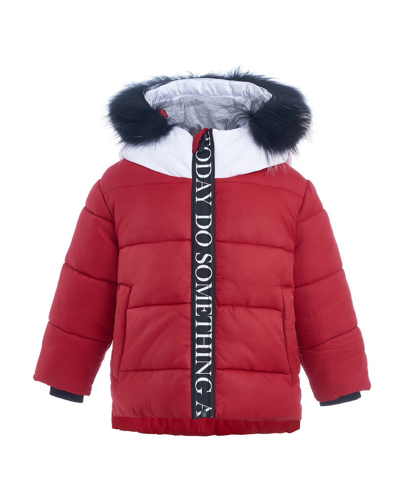 Ziemas virsjaka zēniem Gulliver, sarkana цена и информация | Ziemas apģērbs bērniem | 220.lv