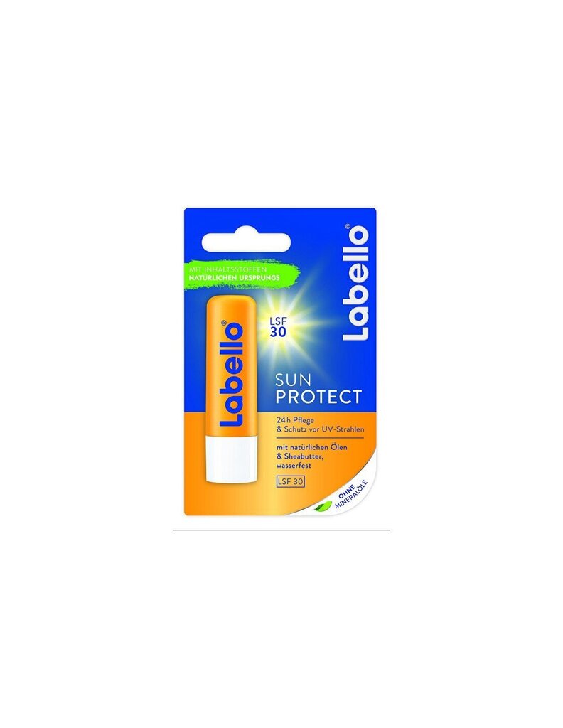 Lūpu balzams Labello SPF 30 Sun Protect 4,8 g cena un informācija | Lūpu krāsas, balzāmi, spīdumi, vazelīns | 220.lv