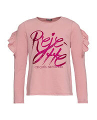 T-krekls ar garām piedurknēm meitenēm Gulliver, rozā cena un informācija | Krekli, bodiji, blūzes meitenēm | 220.lv