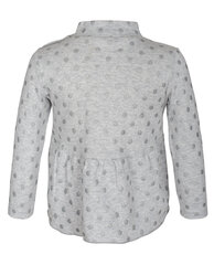 Trikotāžas džemperis ar augstu apkakli meitenēm Gulliver, pelēks cena un informācija | Krekli, bodiji, blūzes meitenēm | 220.lv