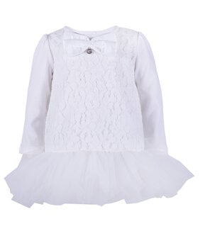 Белое кружевное платье для девочек Gulliver цена и информация | Платья для девочек | 220.lv