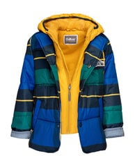 Клетчатая демисезонная куртка для мальчиков Gulliver цена и информация | Куртки для мальчиков | 220.lv