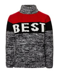 Серо-красный свитер для мальчиков Gulliver цена и информация | Зимняя одежда для детей | 220.lv