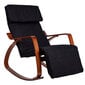 Šūpuļkrēsls Modern Home, brūns/melns cena un informācija | Atpūtas krēsli | 220.lv