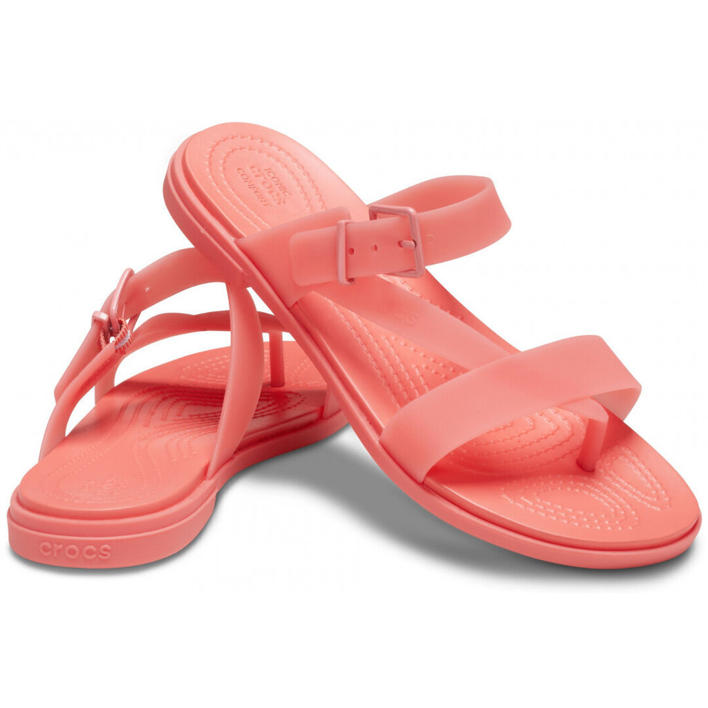 Iešļūcenes sievietēm, Crocs™ Tulum Translucent Toe Pst Women's 135169 cena un informācija | Iešļūcenes, čības sievietēm | 220.lv