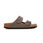 BIRKENSTOCK iešļūcenes ARIZONA Birko-Flor Nubuck / Mocca / Narrow Fit cena un informācija | Vīriešu iešļūcenes, čības, sandales | 220.lv