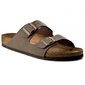 BIRKENSTOCK iešļūcenes sievietēm ARIZONA Birko-Flor Nubuck / Mocca / Narrow Fit cena un informācija | Iešļūcenes, čības sievietēm | 220.lv