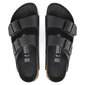 BIRKENSTOCK - ARIZONA BF TRIPLES / Black / Narrow Fit / 1019069 cena un informācija | Iešļūcenes, čības sievietēm | 220.lv