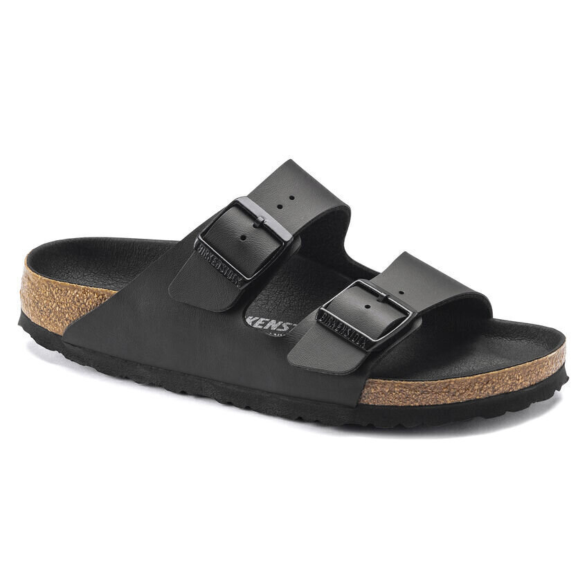 BIRKENSTOCK - ARIZONA BF TRIPLES / Black / Narrow Fit / 1019069 cena un informācija | Iešļūcenes, čības sievietēm | 220.lv