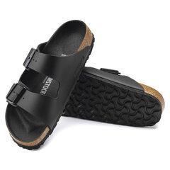 Шлепанцы Birkenstock -  Arizona Bf Triples / Black/ Narrow Fit / 1019069 цена и информация | Мужские шлепанцы, босоножки | 220.lv