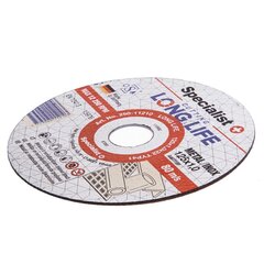 Disks metālam LongLife 125x1x22 cena un informācija | Rokas instrumenti | 220.lv