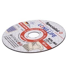 Disks metālam LongLife 125x1,2x22 cena un informācija | Rokas instrumenti | 220.lv