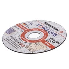 Disks metālam LongLife125x1,6x22 цена и информация | Механические инструменты | 220.lv