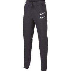 Длинные спортивные штаны для мальчиков Nike Swoosh S6432118, черные цена и информация | Штаны для мальчика ABN-2894/CZA/098 | 220.lv