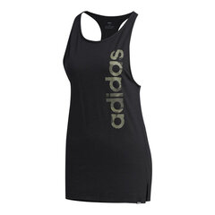 Īsais Tops Adidas GVC48 Melns S6432127 cena un informācija | T-krekli sievietēm | 220.lv