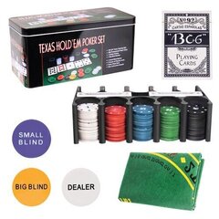 Poker Texas Game Set Box цена и информация | Азартные игры | 220.lv