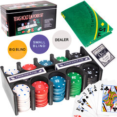 Pokera komplekts Teksasā цена и информация | Азартные игры | 220.lv