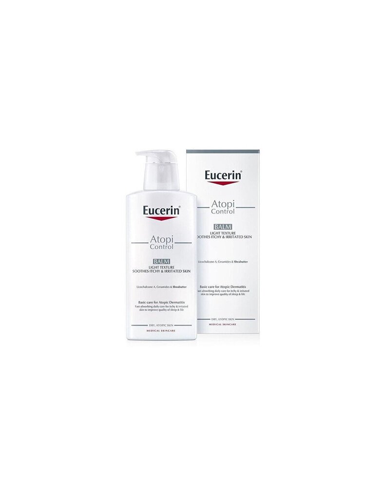 Viegla ķermeņa emulsija atopiskai ādai Eucerin AtopiControl Balm 200 ml cena un informācija | Ķermeņa krēmi, losjoni | 220.lv