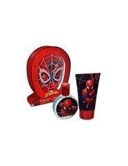 Komplekts Spiderman bērniem: EDT Tualetes ūdens, 50 ml + dušas želeja, 100 ml цена и информация | Духи для детей | 220.lv