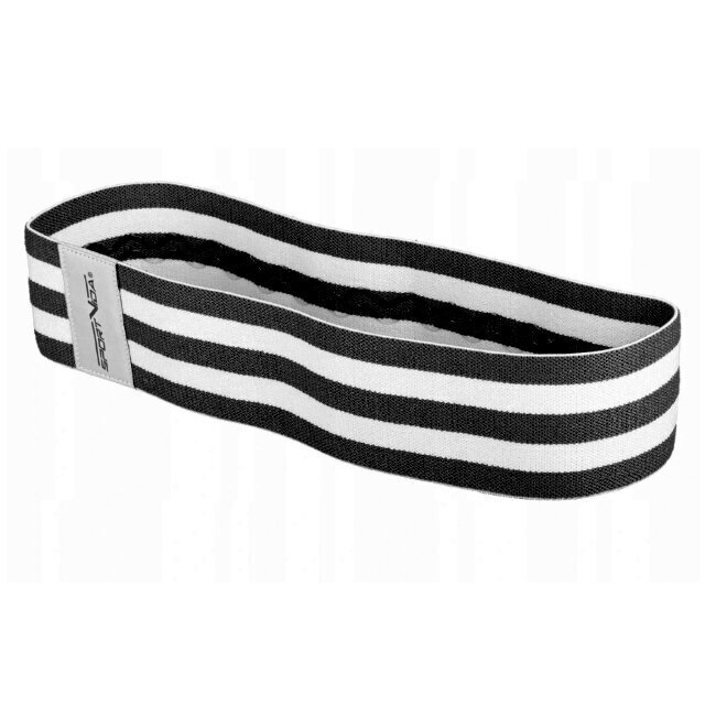 SportVida Fitness & Crossfit Hip Band Rubber for develop buttock & lower muscle 40*7,6cm Black cena un informācija | Fitnesa gumijas, gredzeni | 220.lv