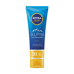 Nivea Sun Alpin Cream SPF 30 - Pleťový krém na opalování 50ml цена и информация | Кремы от загара | 220.lv