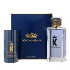 Komplekts Dolce&Gabbana K By vīriešiem: EDT Tualetes ūdens, 100 ml + dezodorants, 75 ml cena un informācija | Vīriešu smaržas | 220.lv