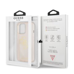 GUHCP13X4GMGPI Guess PU 4G Metal Logo Case for iPhone 13 Pro Max Pink цена и информация | Чехлы для телефонов | 220.lv