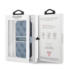 GUBKP13L4GDBL Guess PU 4G Printed Stripe Book Case for iPhone 13 Pro Blue цена и информация | Чехлы для телефонов | 220.lv